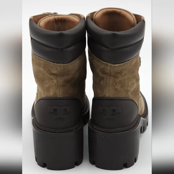 TORY BURCH Size 7.5 Lug‎ Sole Hiker Ankle Lace-Up Boots